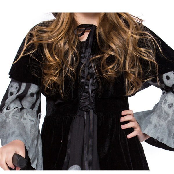 Halloween Witch Children's Clothing Luminous Ghost Demon Dress Horror Witch Vampire Costume - Image 2