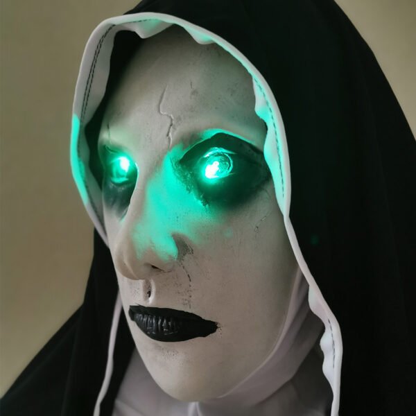 Nun Mask Halloween Ghost Horror Costume Played - Image 5